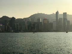 06D Central skyscrapers incl Bank Of China Tower, Cheung Kong Centre from Star Ferry Tsim Sha Tsui pier Hong Kong
